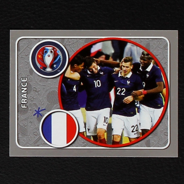 France Team Panini Sticker No. 009 - Euro 2016