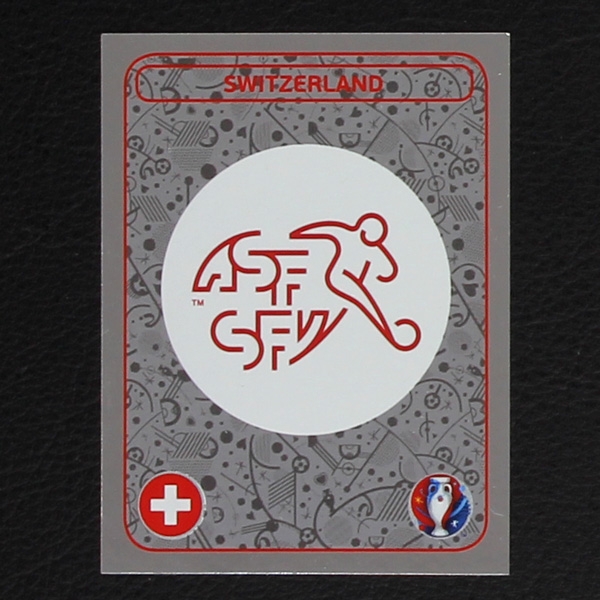 Switzerland Badge Panini Sticker No. 16 - Euro 2016