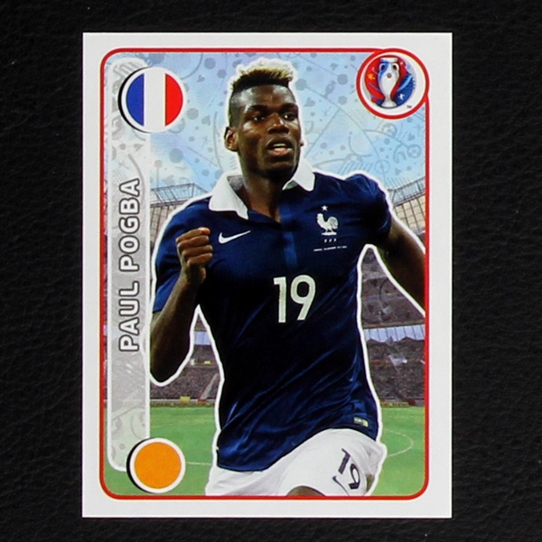 Paul Pogba Panini Sticker No. 37 - Euro 2016