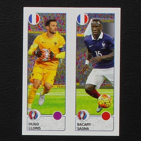 Lloris - Sagna Panini Sticker No. 38 - Euro 2016