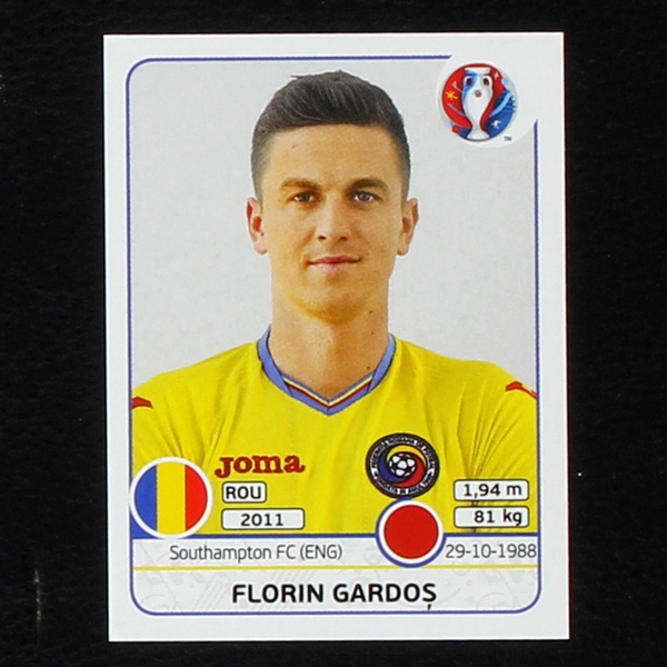 Florin Gardos Panini Sticker No. 54 - Euro 2016