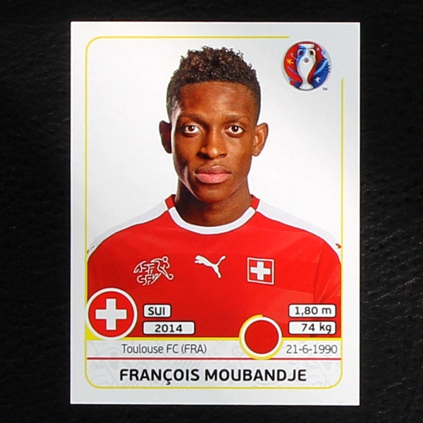 Francois Moubandje Panini Sticker No. 109 - Euro 2016