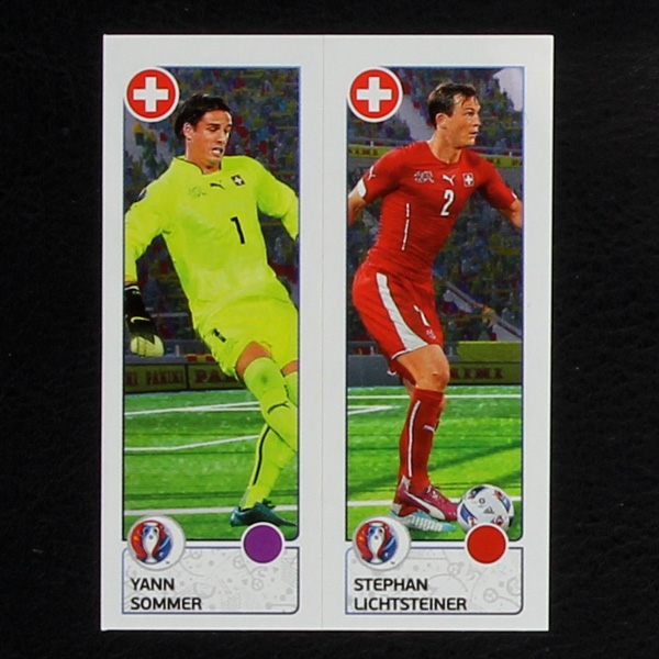 Sommer - Lichtsteiner Panini Sticker No. 96 - Euro 2016