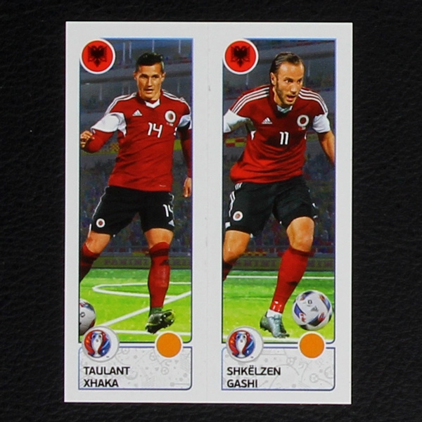 Xhaka - Gashi Panini Sticker No. 92 - Euro 2016