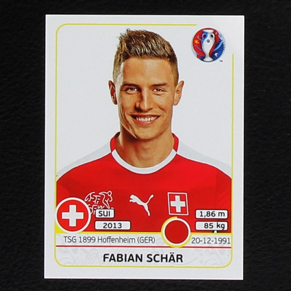 Fabian Schär Panini Sticker No. 105 - Euro 2016