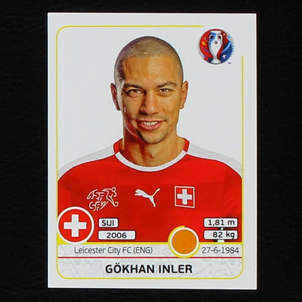 Gökhan Inler Panini Sticker No. 111 - Euro 2016