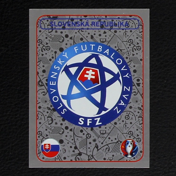 Slovenska Republika Badge Panini Sticker No. 128 - Euro 2016