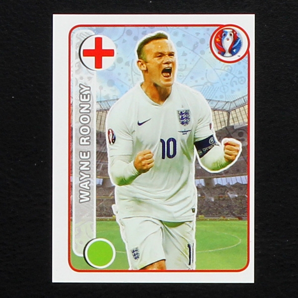 Wayne Rooney Panini Sticker No. 149 - Euro 2016