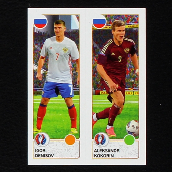 A.Kombarov - D.Kombarov Panini Sticker No. 158 - Euro 2016