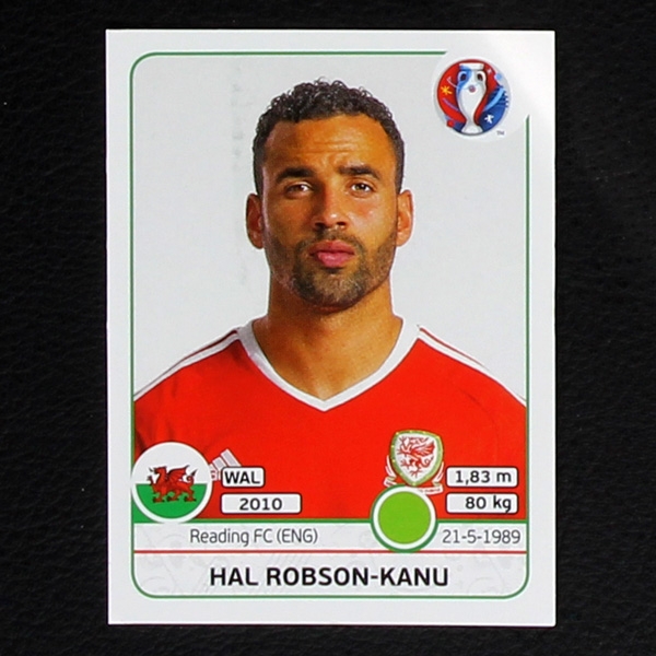 Hal Robson-Kanu Panini Sticker No. 200 - Euro 2016