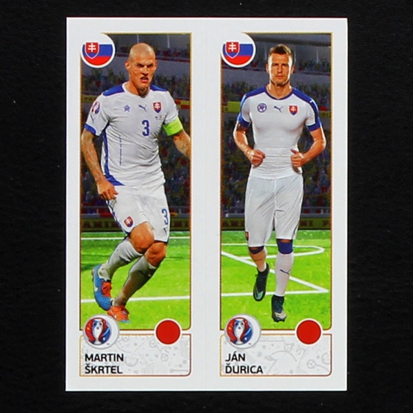 Skrtel - Durica Panini Sticker No. 209 - Euro 2016