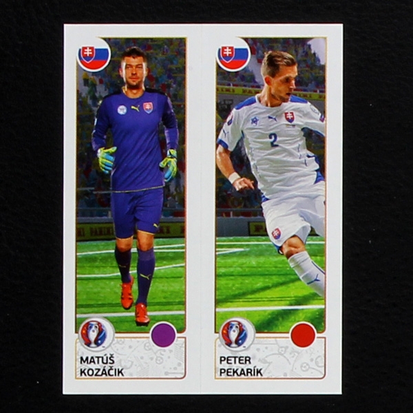 Kozacik - Pekarik Panini Sticker No. 208 - Euro 2016