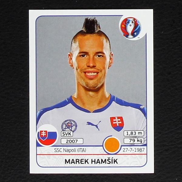 Marek Hamsik Panini Sticker No. 225 - Euro 2016