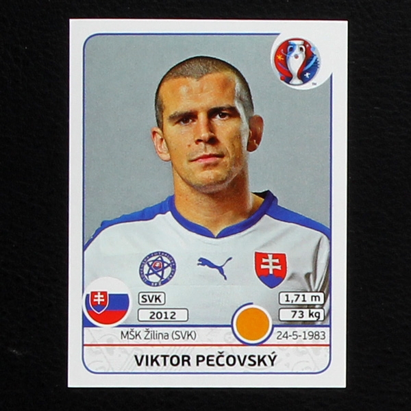 Viktor Pecovsky Panini Sticker No. 220 - Euro 2016