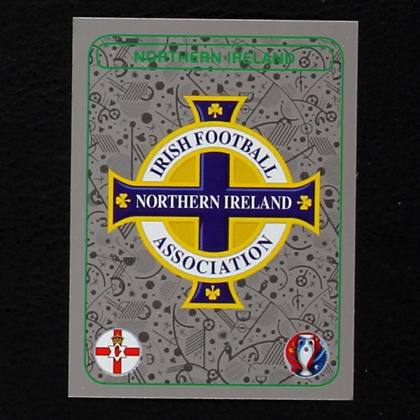 Northern Ireland Badge Panini Sticker No. 240 - Euro 2016