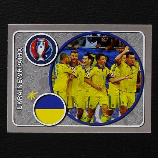 Ukraine Team Panini Sticker No. 235 - Euro 2016