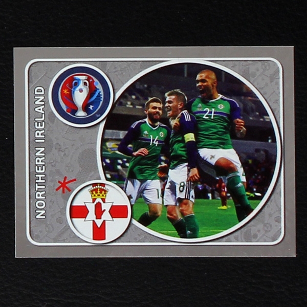 Northern Ireland Team Panini Sticker No. 239 - Euro 2016