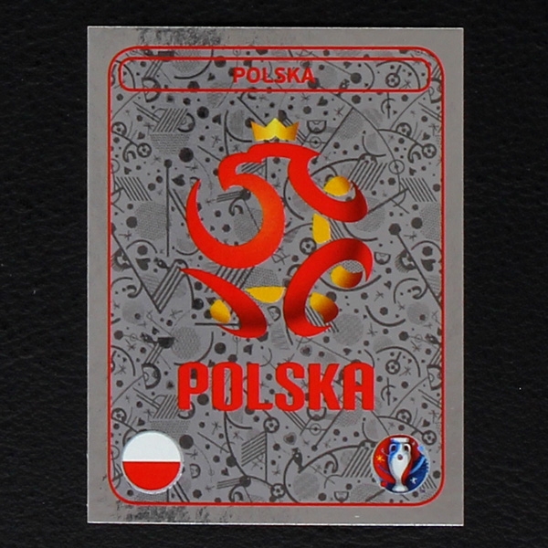 Polska Badge Panini Sticker No. 238 - Euro 2016