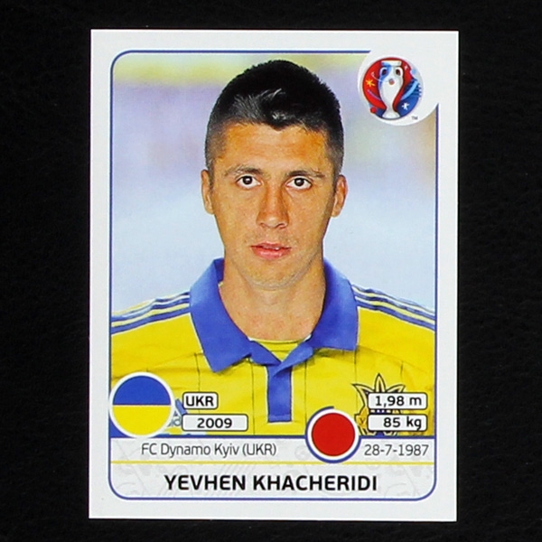 Yevhen Khacheridi Panini Sticker No. 276 - Euro 2016