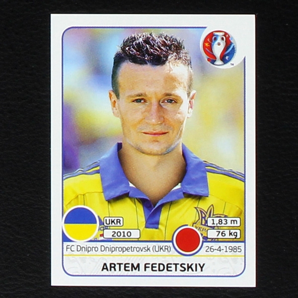 Artem Fedetskiy Panini Sticker No. 275 - Euro 2016