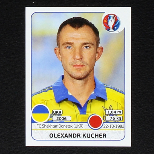 Olexandr Kucher Panini Sticker No. 274 - Euro 2016