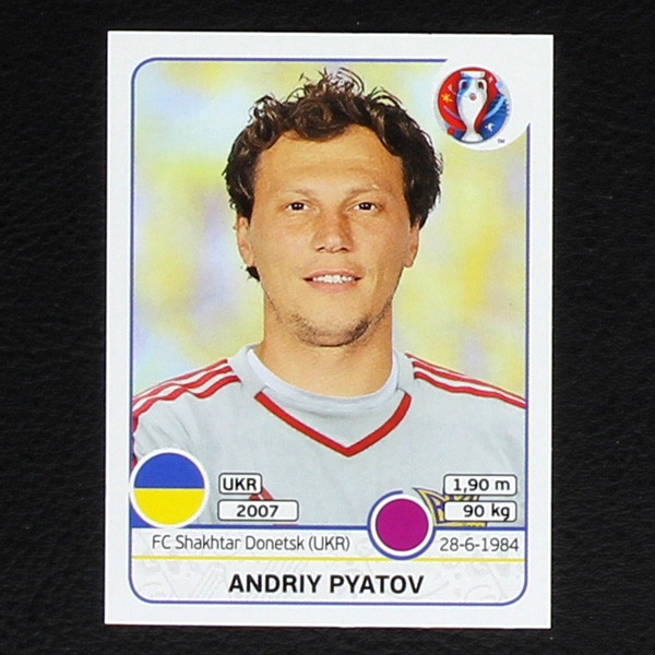 Andriy Pyatov Panini Sticker No. 273 - Euro 2016