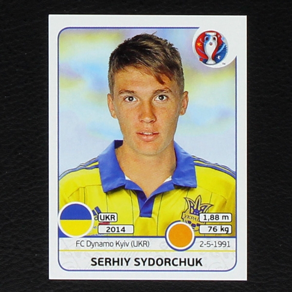 Serhiy Sydorchuk Panini Sticker No. 286 - Euro 2016