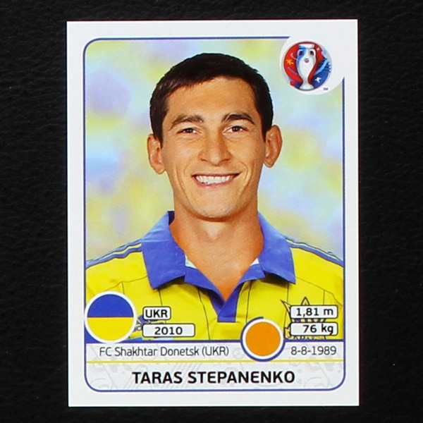 Taras Stepanenko Panini Sticker No. 283 - Euro 2016