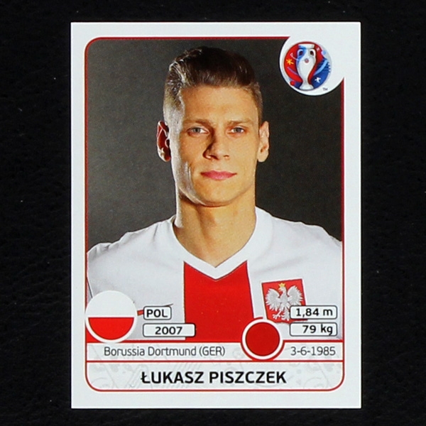 Lukasz Piszczek Panini Sticker No. 301 - Euro 2016