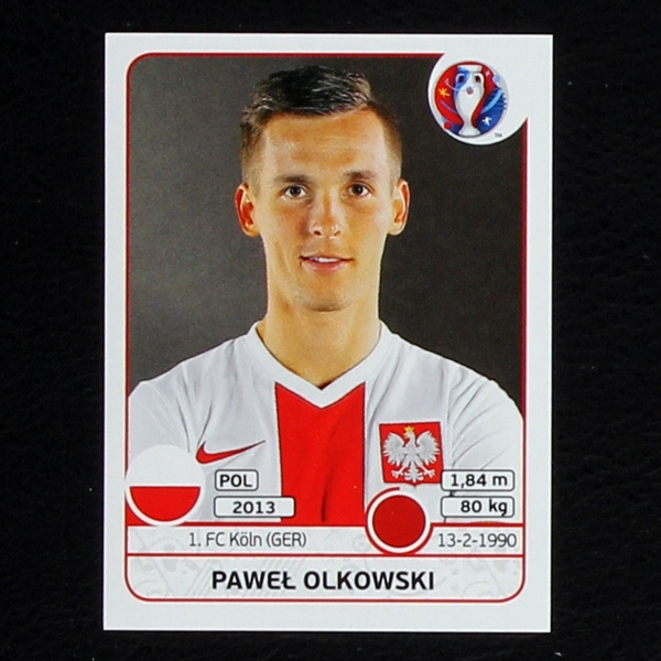 Pawel Olkowski Panini Sticker No. 300 - Euro 2016