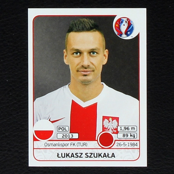 Lukasz Szukala Panini Sticker No. 298 - Euro 2016