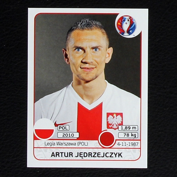 Artur Jedrzejczyk Panini Sticker No. 296 - Euro 2016