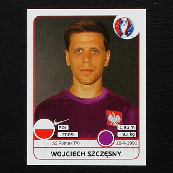 Wojciech Szczesny Panini Sticker No. 294 - Euro 2016