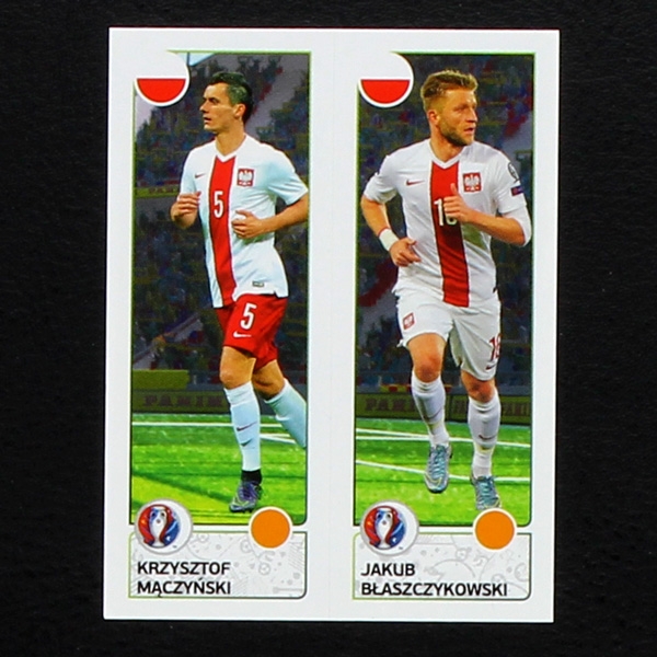 Maczynski - Blaszczykowsk Panini Sticker No. 317 - Euro 2016