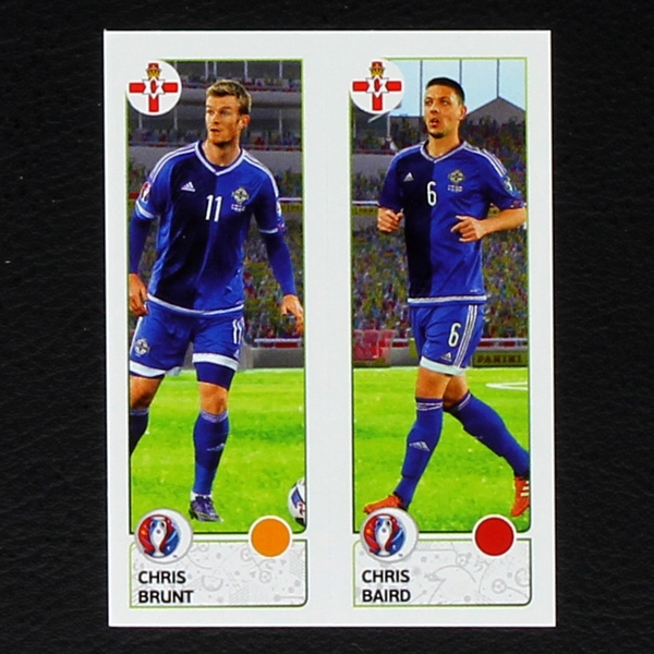 Brunt - Baird Panini Sticker No. 322 - Euro 2016