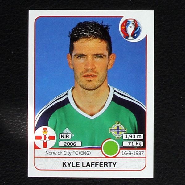 Kyle Lafferty Panini Sticker No. 344 - Euro 2016