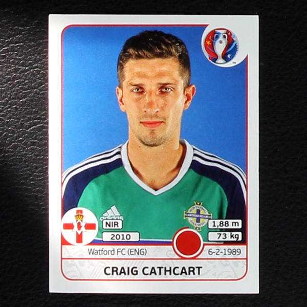 Craig Cathcart Panini Sticker No. 332 - Euro 2016