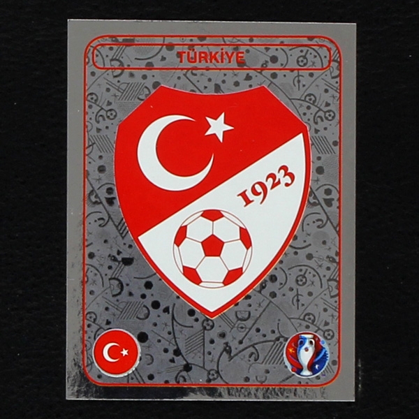 Türkiye Badge Panini Sticker No. 350 - Euro 2016