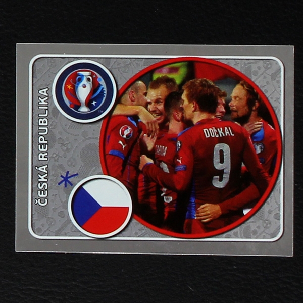 Ceska  Republika Team Panini Sticker No. 347 - Euro 2016