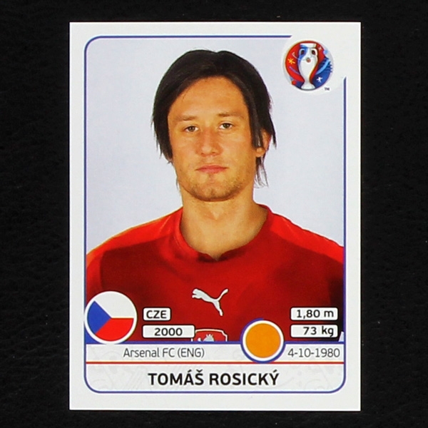 Tomas Rosicka Panini Sticker No. 397 - Euro 2016