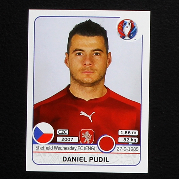 Daniel Pudil Panini Sticker No. 388 - Euro 2016