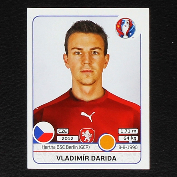 Vladimir Darida Panini Sticker No. 394 - Euro 2016