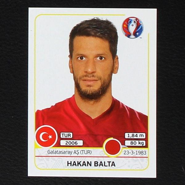 Hakan Balta Panini Sticker No. 407 - Euro 2016