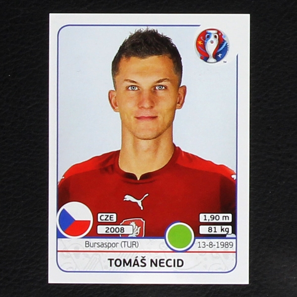 Tomas Necid Panini Sticker No. 404 - Euro 2016