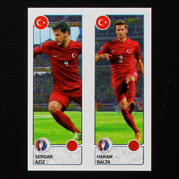 Aziz - Balta Panini Sticker No. 427 - Euro 2016