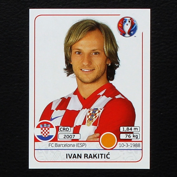 Ivan Rakitic Panini Sticker No. 450 - Euro 2016