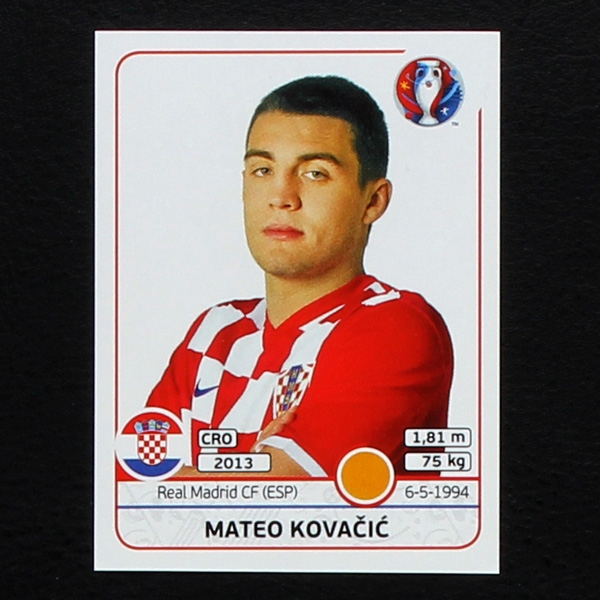 Mateo Kovacic Panini Sticker No. 449 - Euro 2016