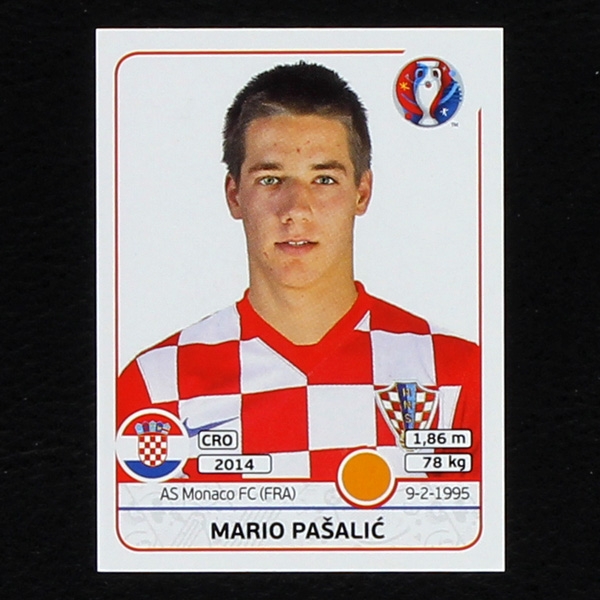 Mario Pasalic Panini Sticker No. 445  - Euro 2016