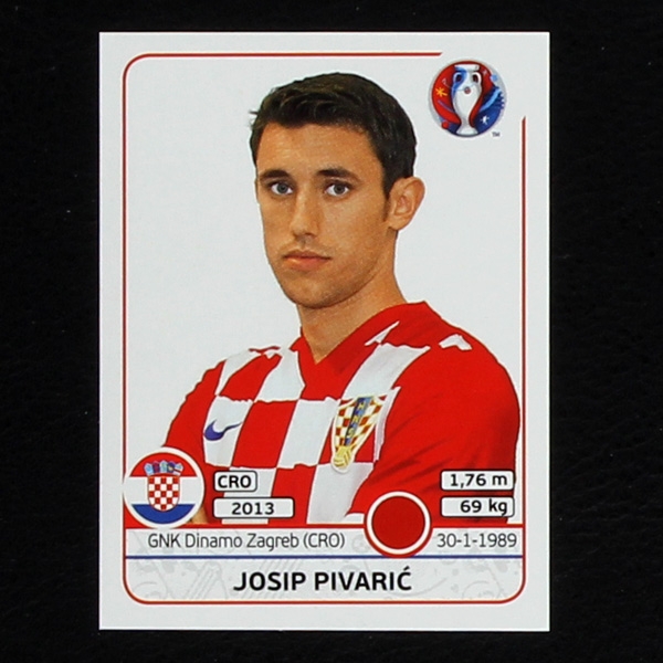 Josip Pivaric Panini Sticker No. 444 - Euro 2016