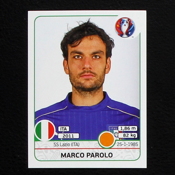 Marco Parolo Panini Sticker No. 508 - Euro 2016